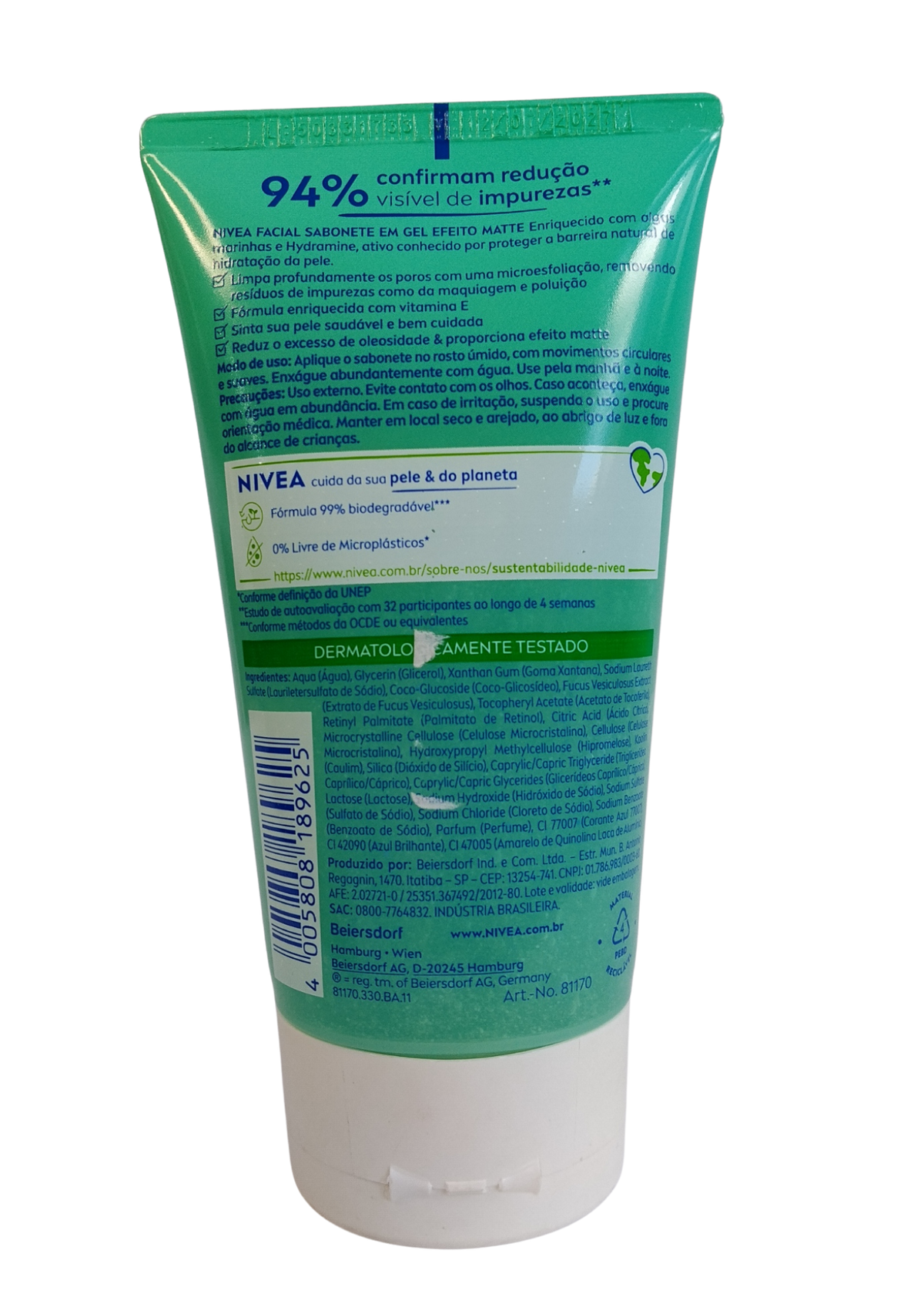 NIVEA GEL FACIAL 150ML CONTR BRILHO