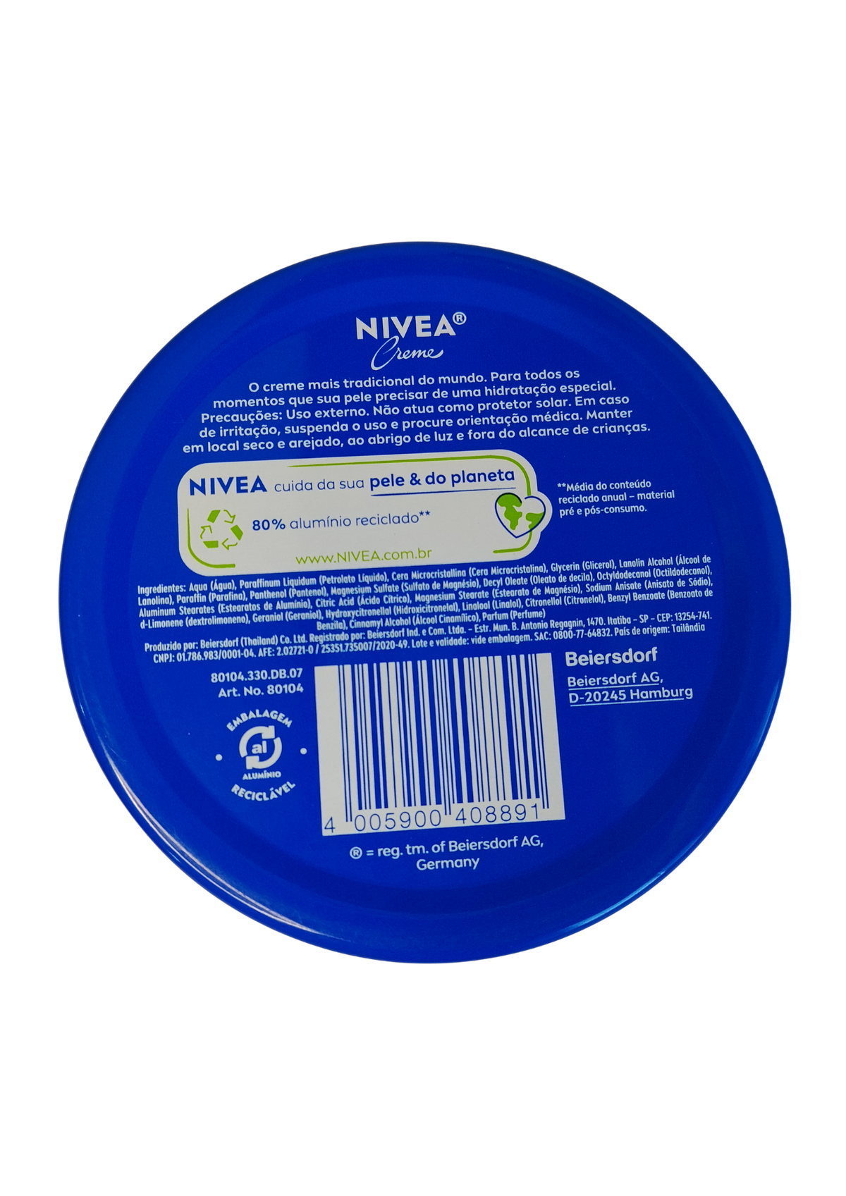 NIVEA CR LATA 145G