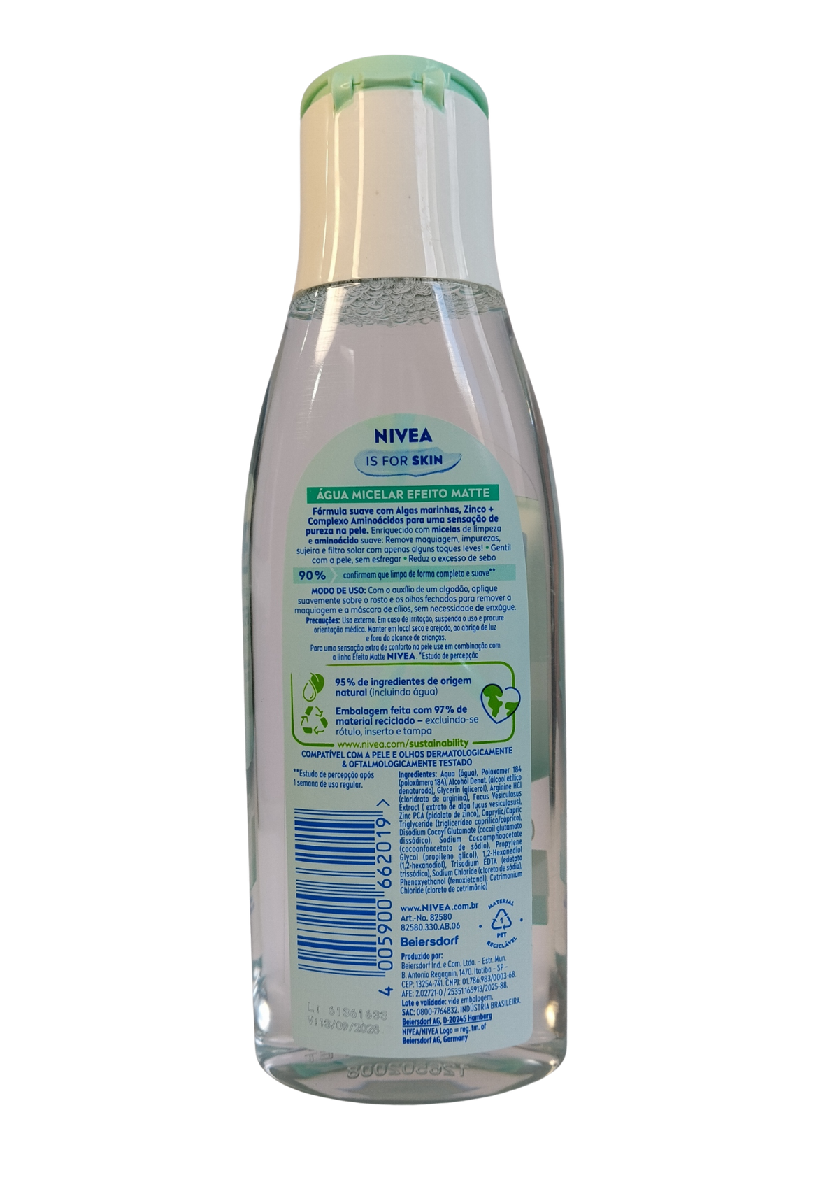 NIVEA AGUA MICELAR 200ML EFEITO MATTE