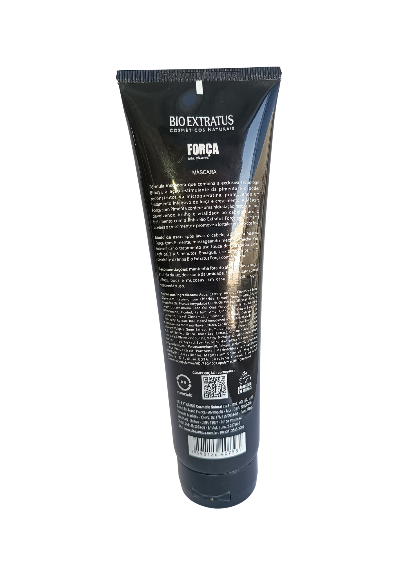 BIO EXTRATUS MASC 250G FORCA PIMENTA