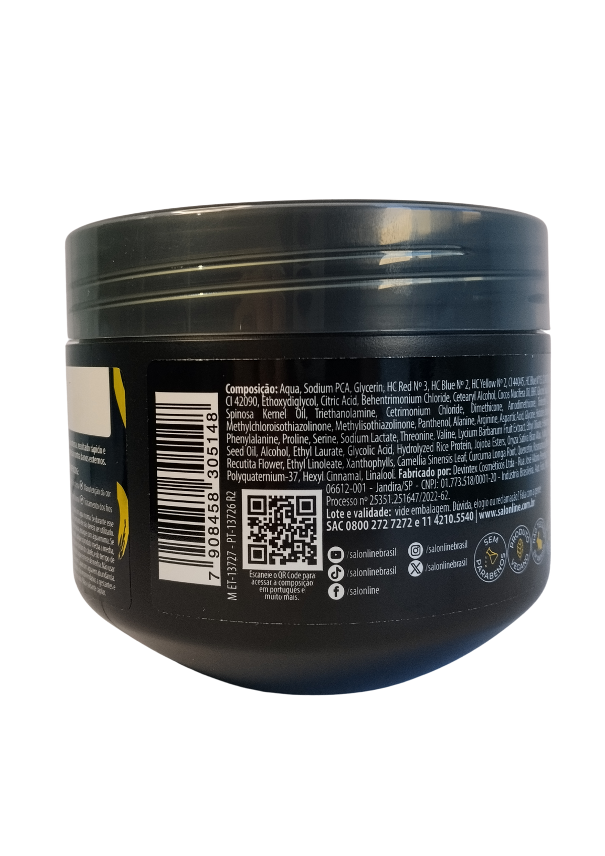 MEU LISO MAS 300G MATIZADOR PRETO