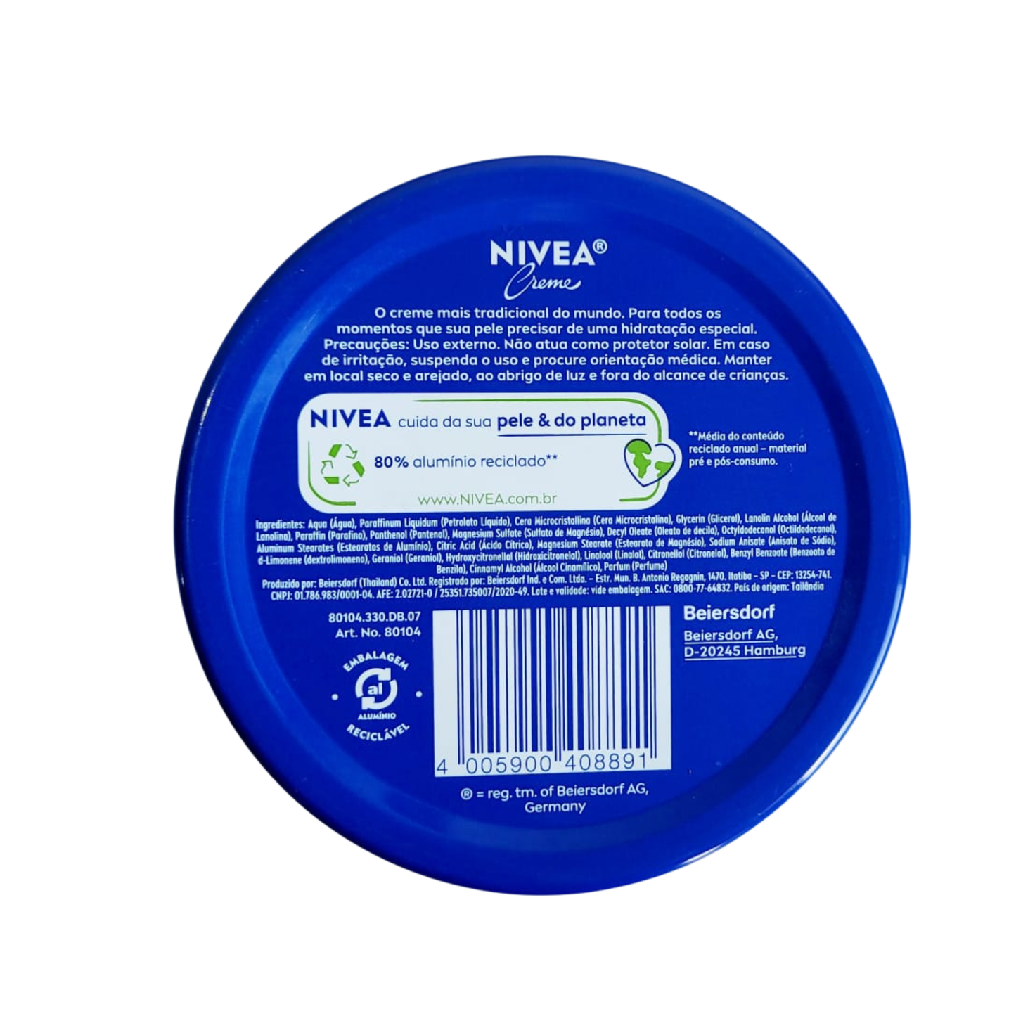 NIVEA CR LATA 145G