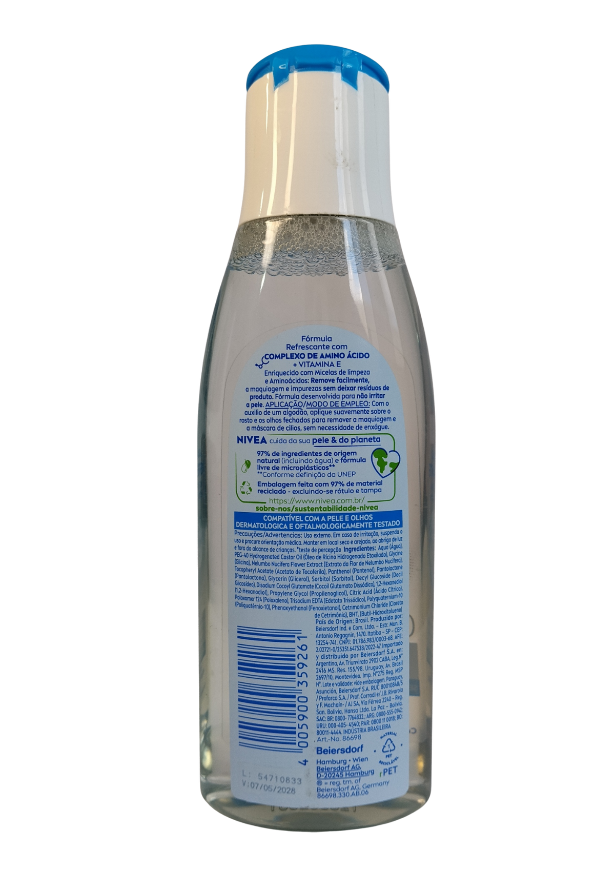 NIVEA AGUA MICELAR 200ML 7EM1