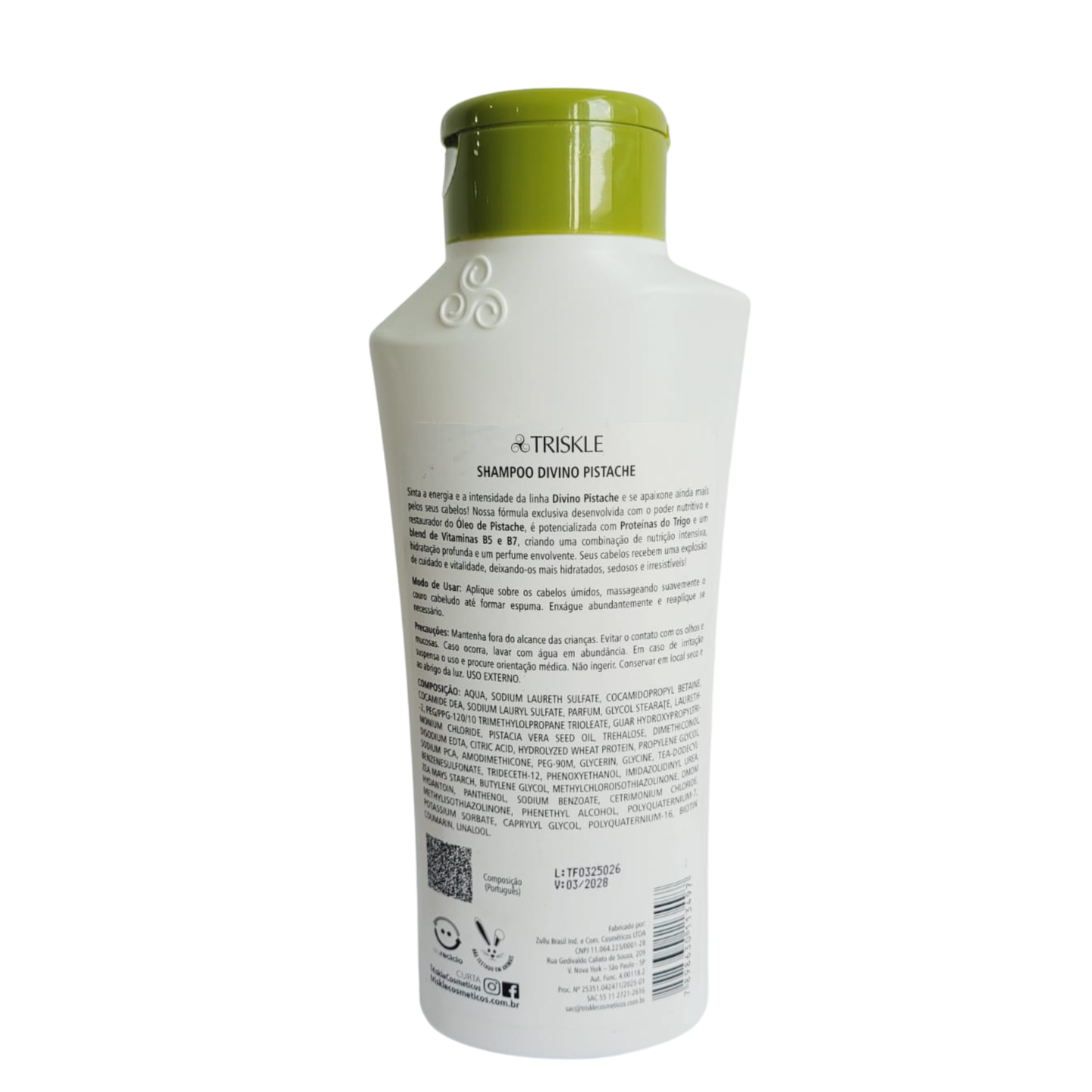 TRISKLE SH 500ML DIVINO PISTACHE