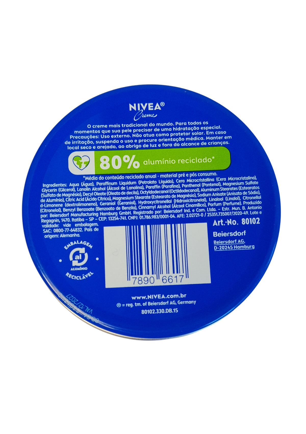 NIVEA CR LATA 56G