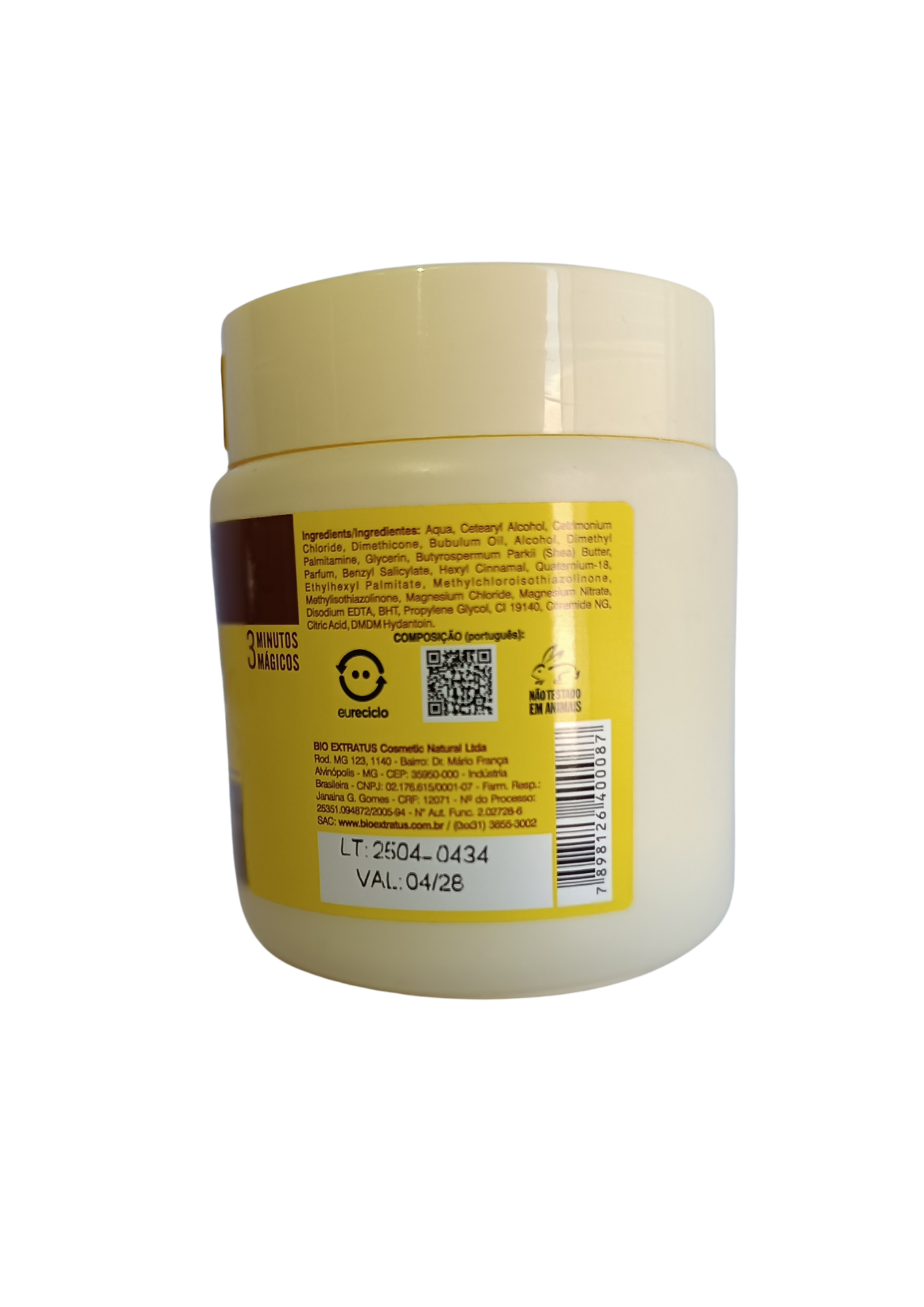 BIO EXTRATUS MASC 250G TUT/CER/KAR