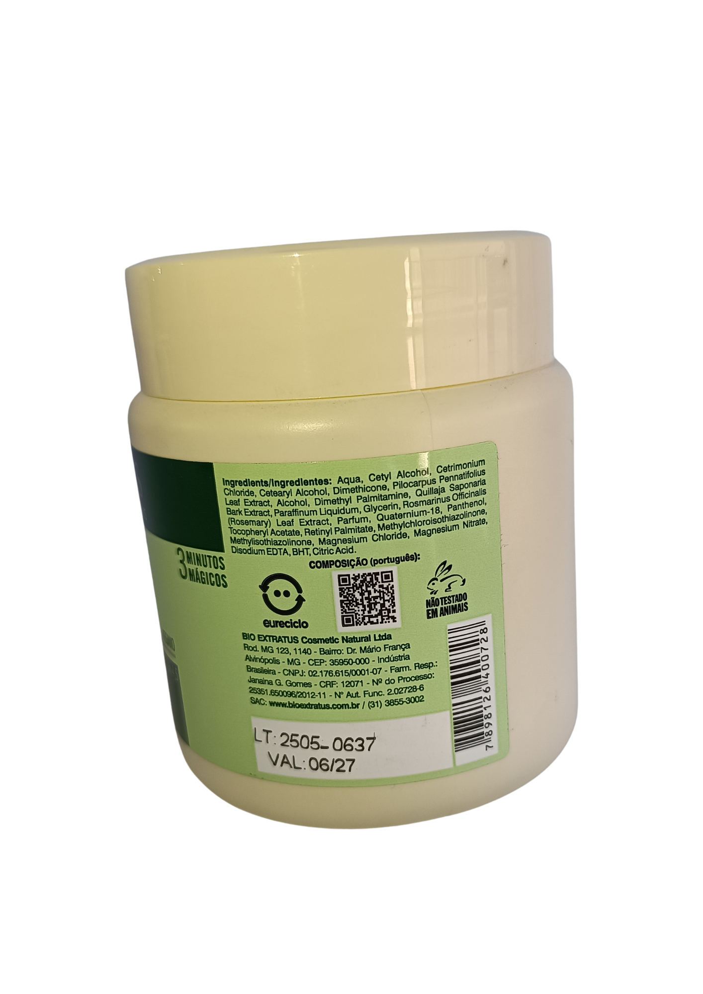 BIO EXTRATUS MASC 250G JABORANDI