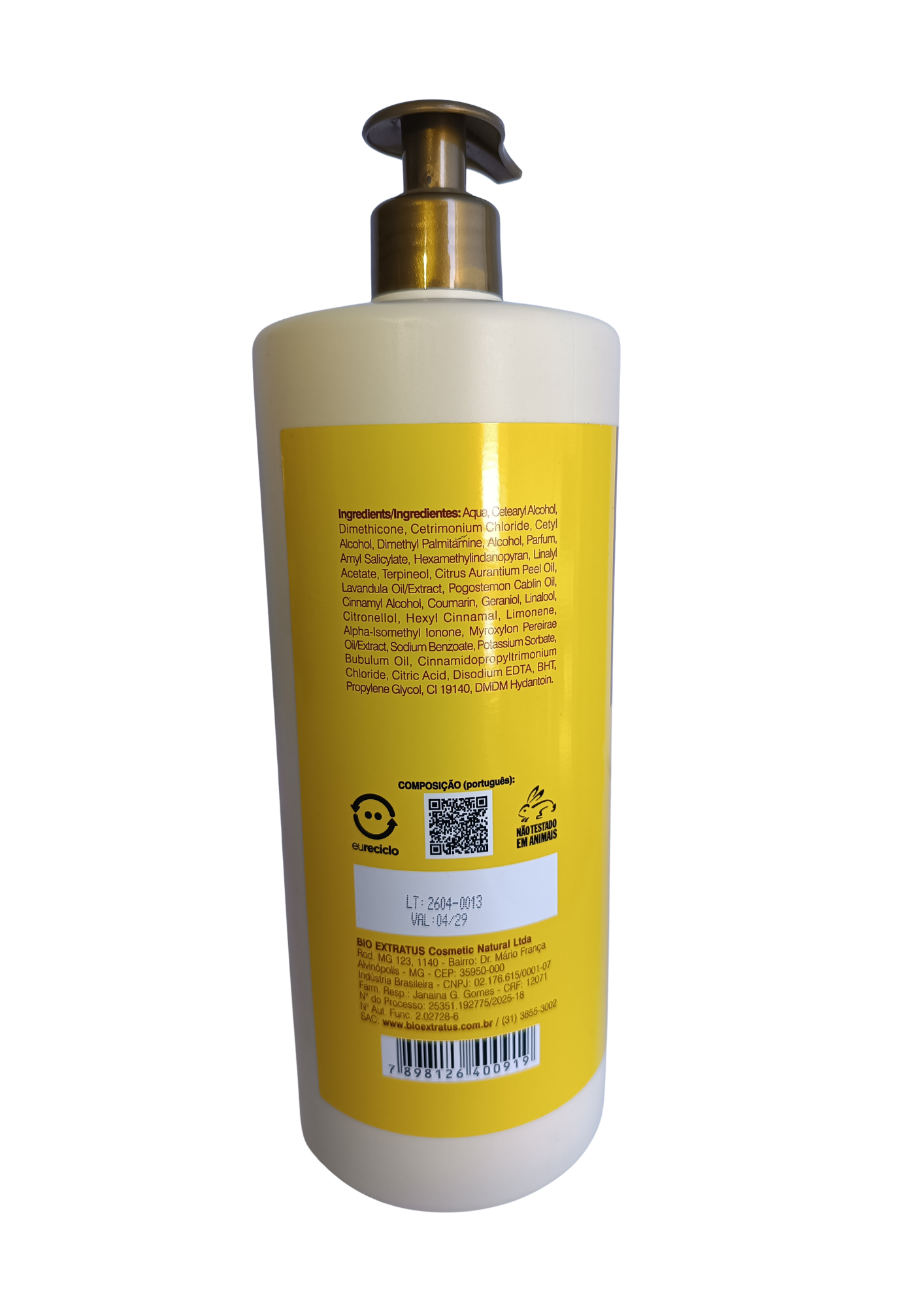 BIO EXTRATUS CPP 1L SILICONE C/TUTANO