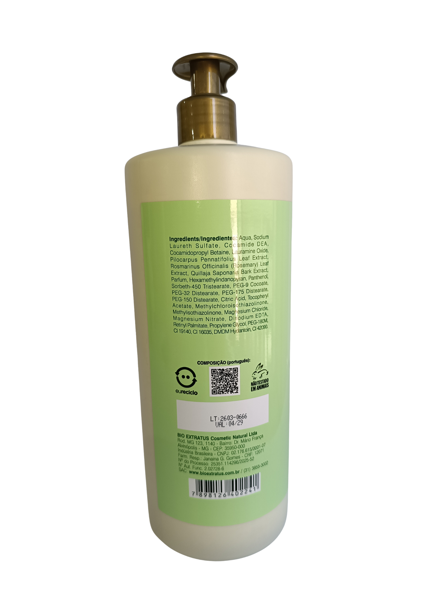 BIO EXTRATUS SH 1L JABORANDI
