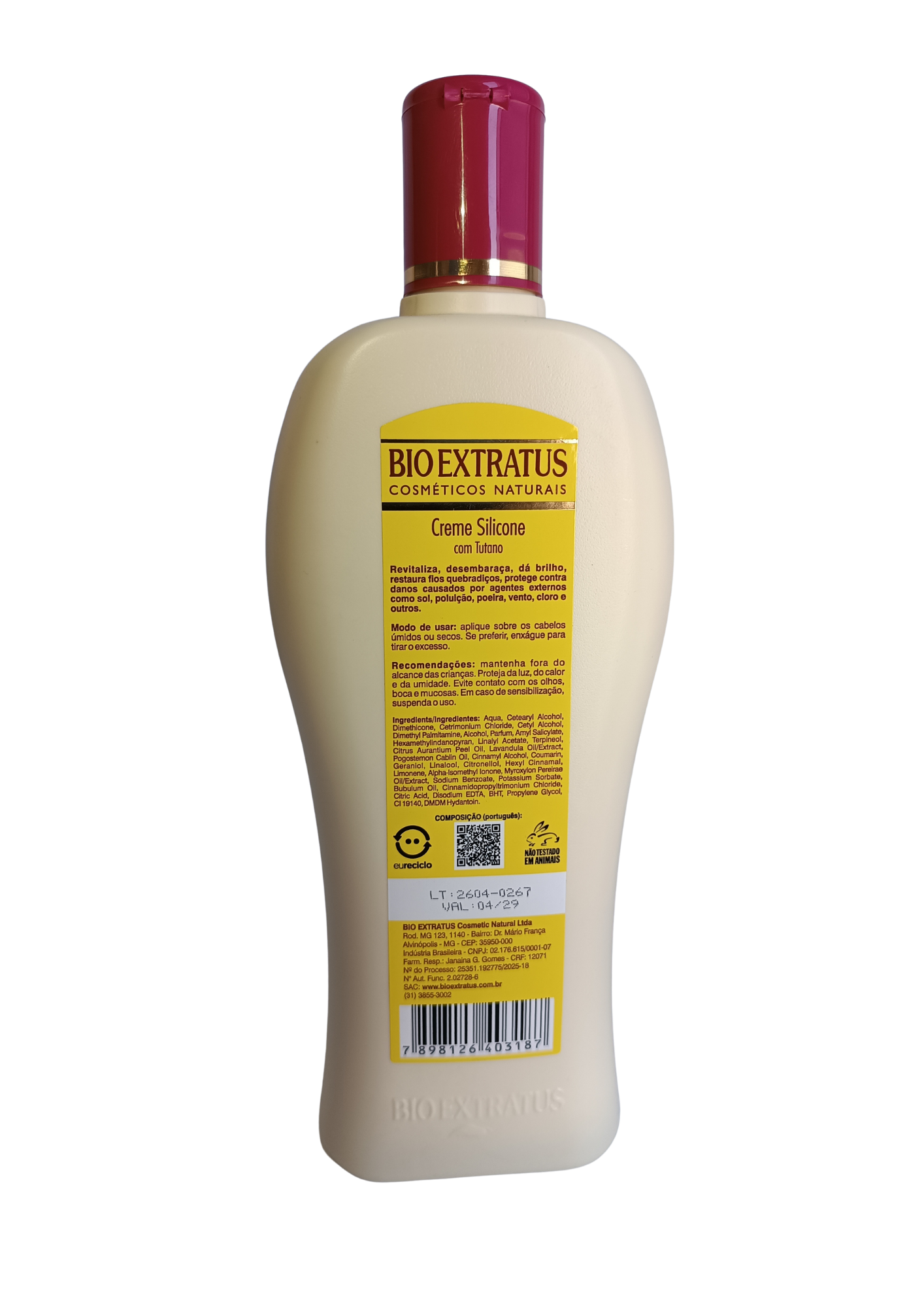 BIO EXTRATUS FINALIZ 500ML SILICONE TUTANO