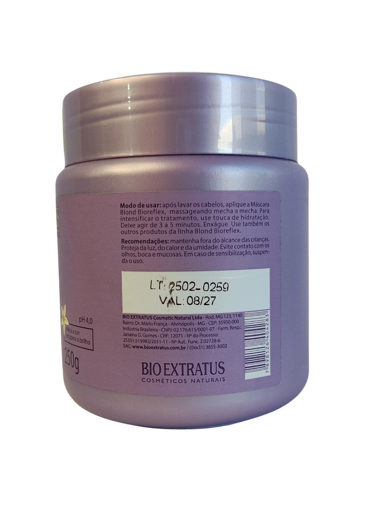 BIO EXTRATUS MASC 250G BLOND