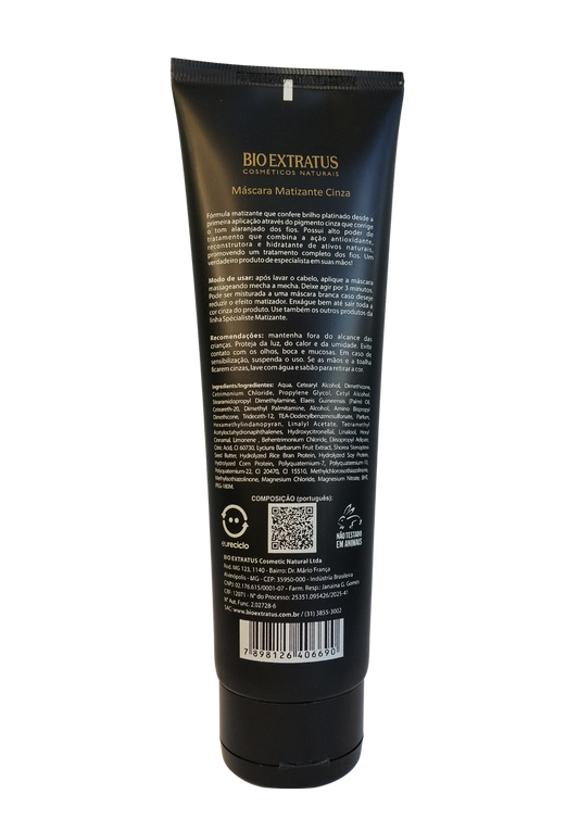 BIO EXTRATUS MASC MATIZ 250G CINZA