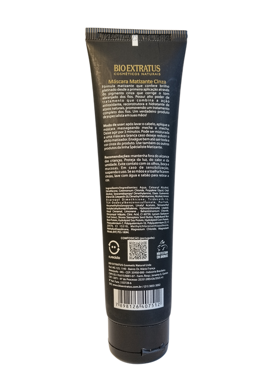 BIO EXTRATUS MASC MATIZ 90G CINZA