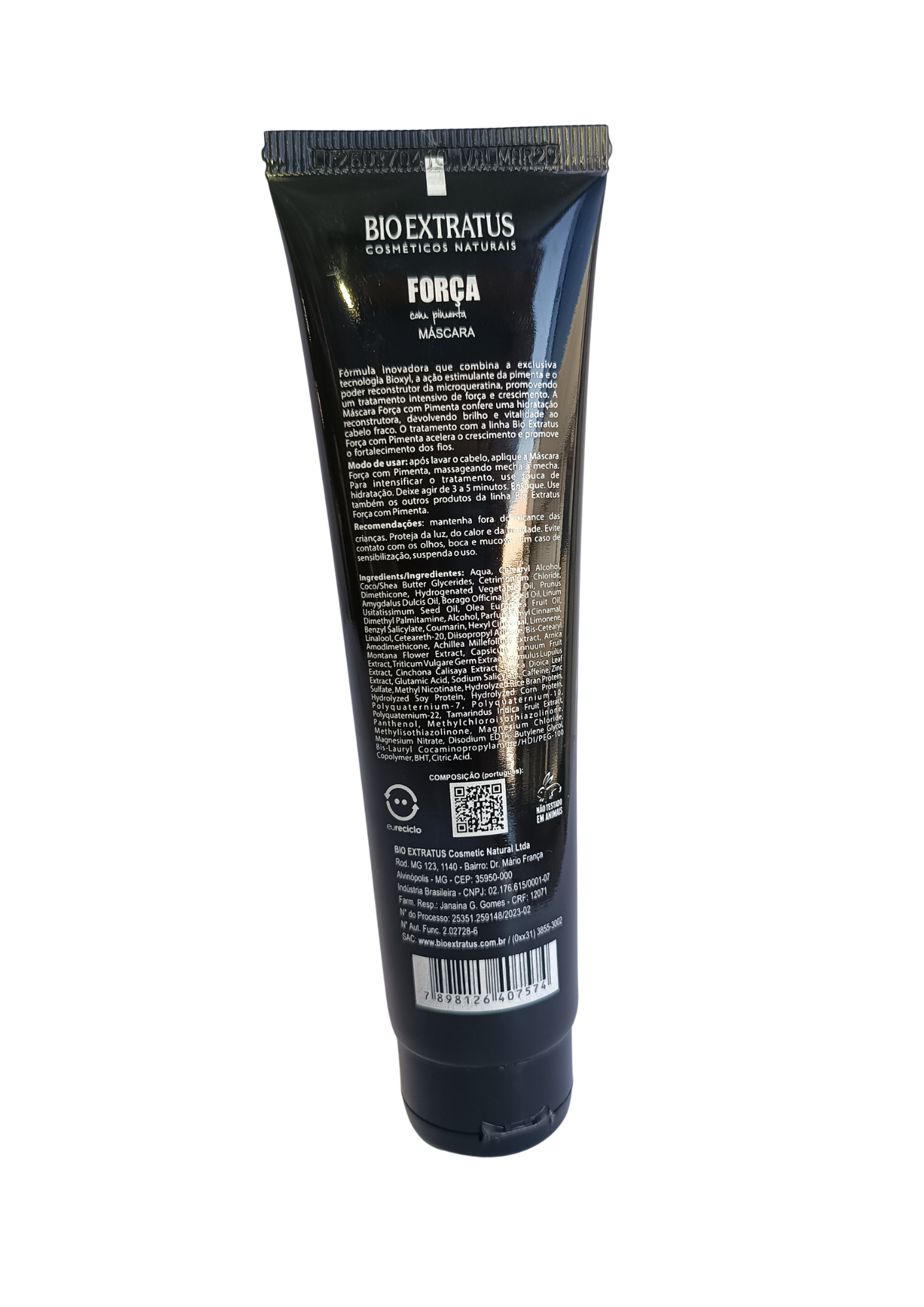 BIO EXTRATUS MASC 90G PIMENTA