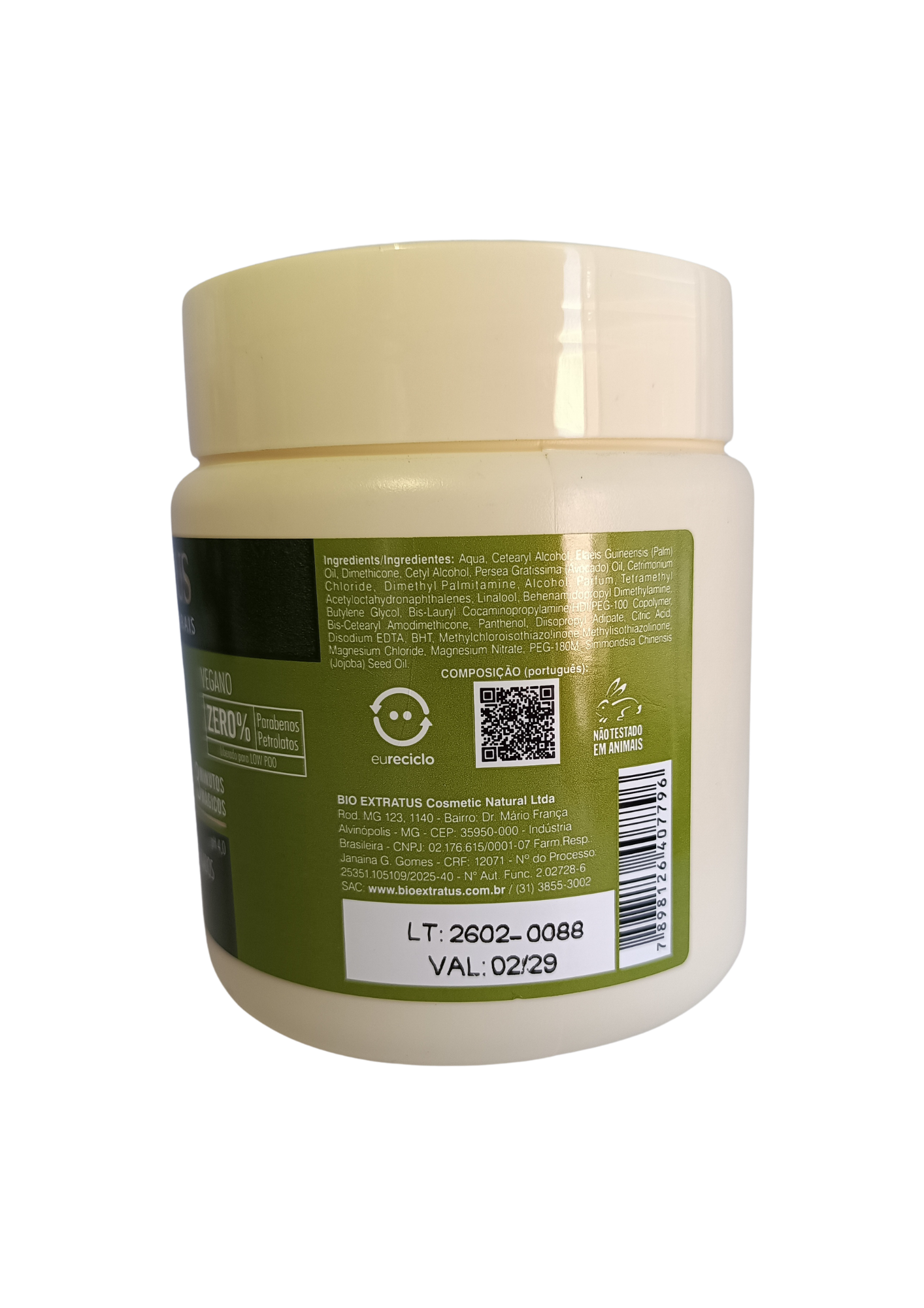 BIO EXTRATUS MASC 250G POS QUIMICA