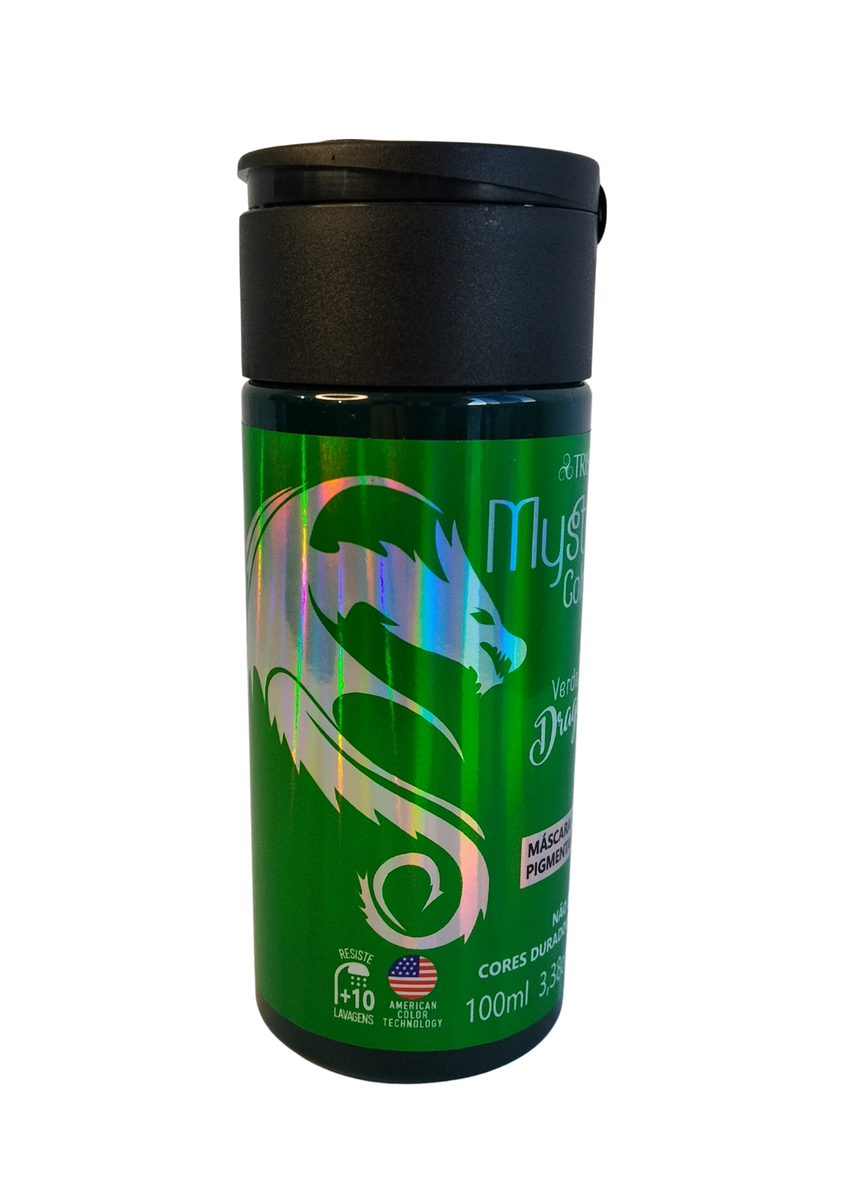 TRISKLE MASC PIGMENT 100ML MYSTIC COLORS VERDE DRAGAO