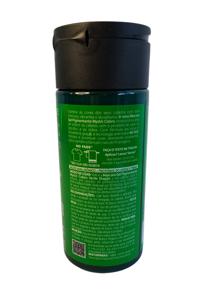 TRISKLE MASC PIGMENT 100ML MYSTIC COLORS VERDE DRAGAO