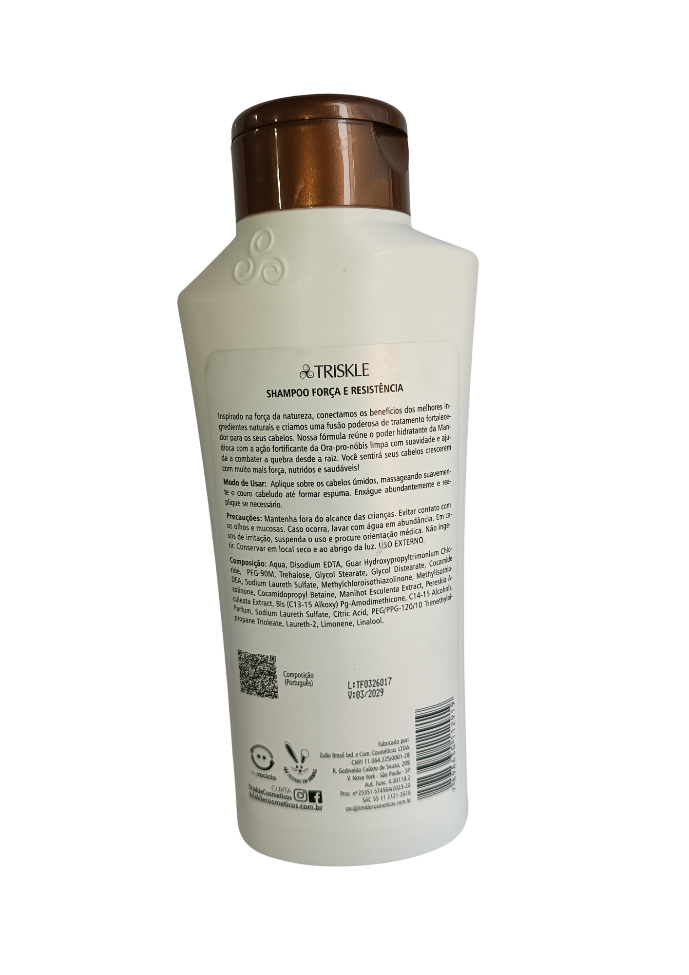 TRISKLE SH 500ML FORCA E RESISTENCIA