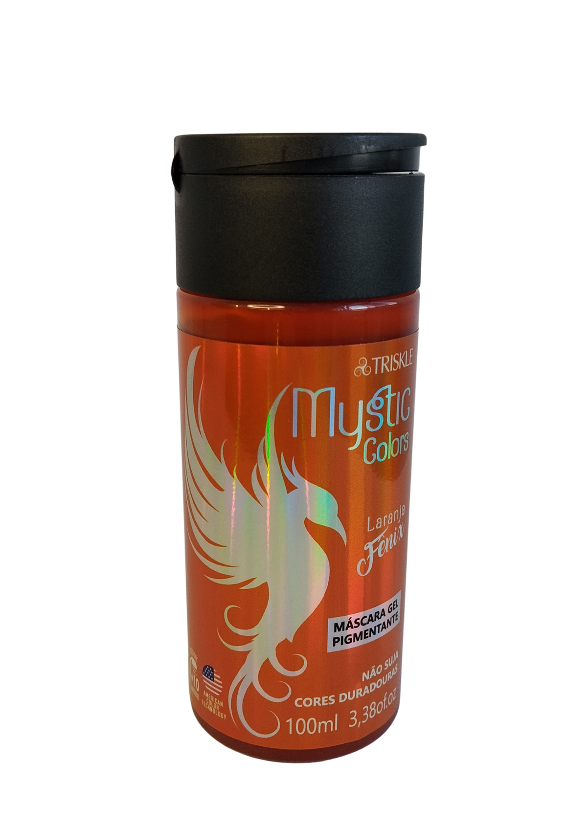TRISKLE MASC PIGMENT 100ML MYSTIC COLORS LARANJA FENIX