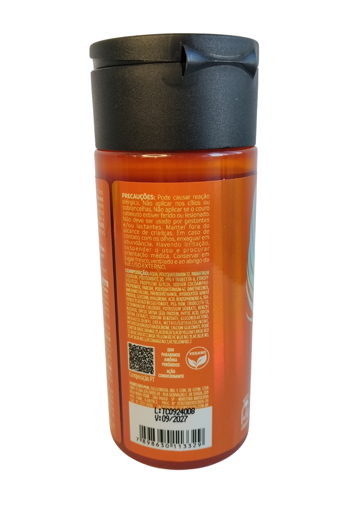 TRISKLE MASC PIGMENT 100ML MYSTIC COLORS LARANJA FENIX
