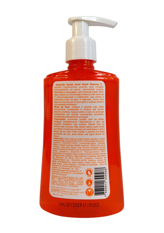 NUPILL SAB LIQ FACIAL 200ML VITAMINA C