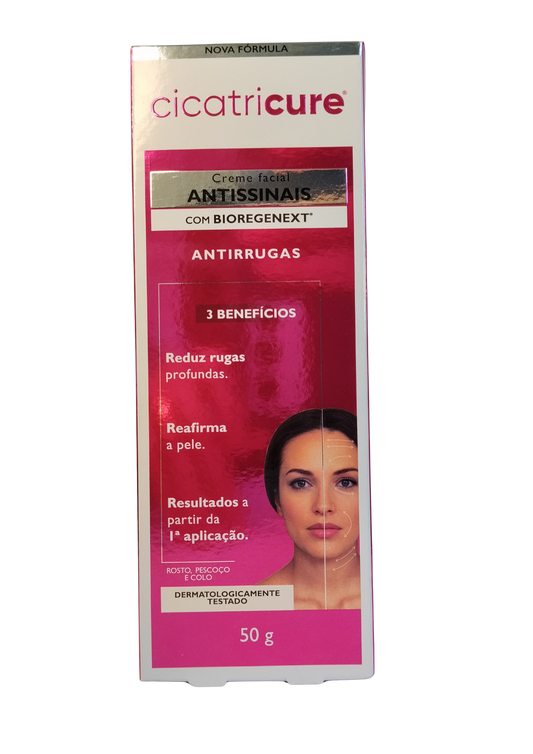 CICATRICURE CR FACIAL 50G ANTISSINAIS