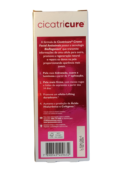 CICATRICURE CR FACIAL 50G ANTISSINAIS