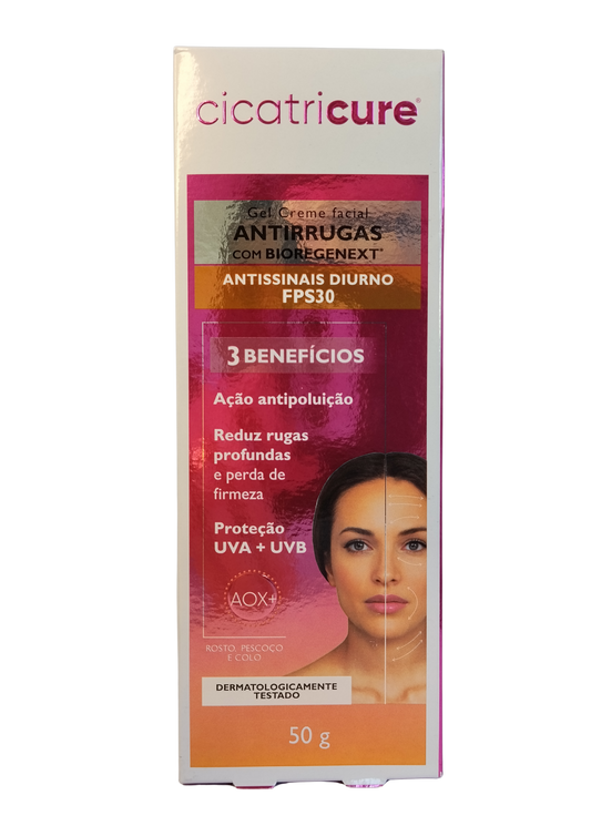 CICATRICURE CR FACIAL 50G ANTISSINAIS DIURNO FPS30