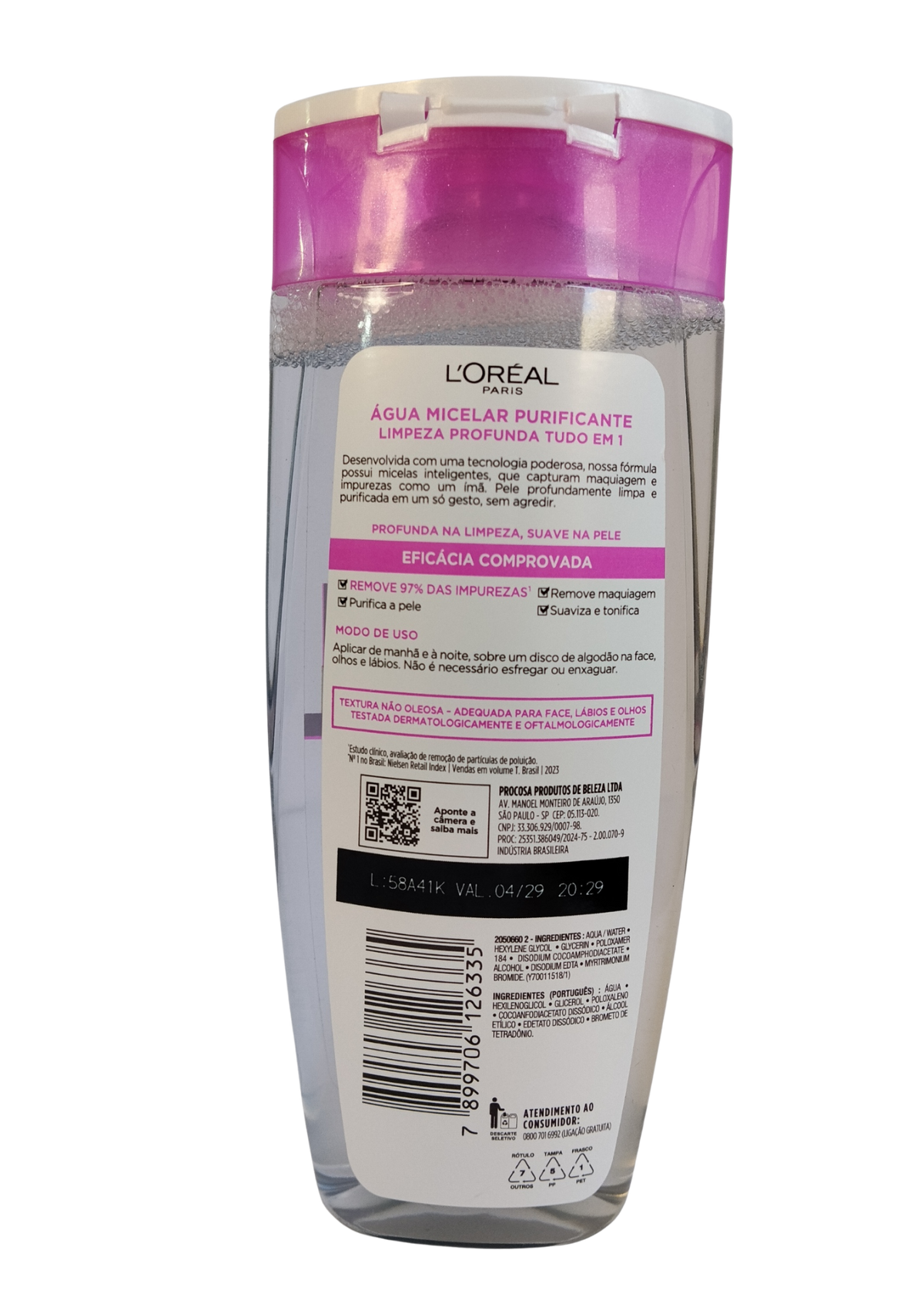 LOREAL AGUA MICELAR 200ML 5EM1