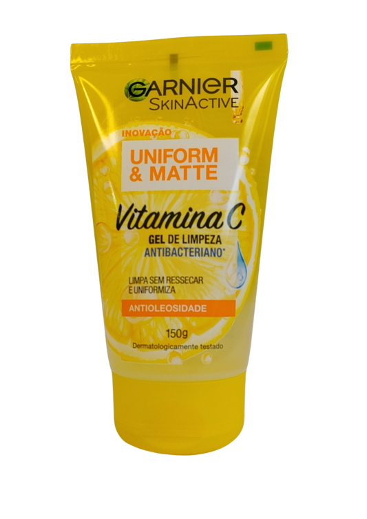 GARNIER GEL LIMP FAC UNIFORM MATTE 150ML VIT C