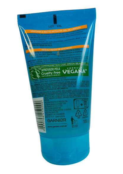 GARNIER GEL LIMP FAC 150G ANTIACNE