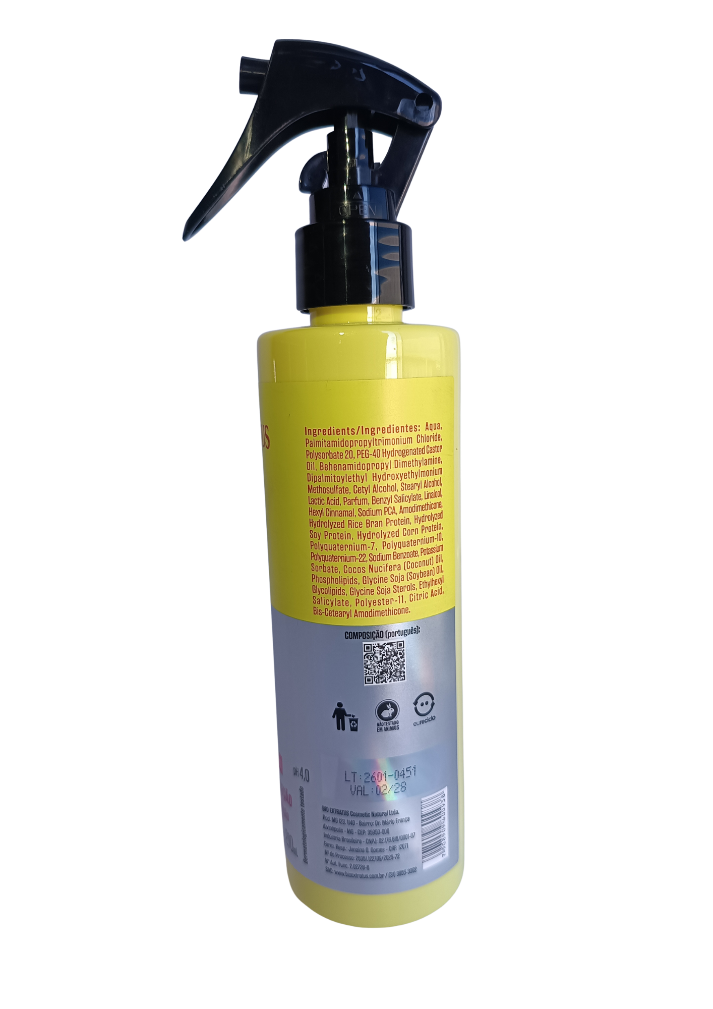 BIO EXTRATUS SPRAY BE.USE 210ML RECONSTRUTOR