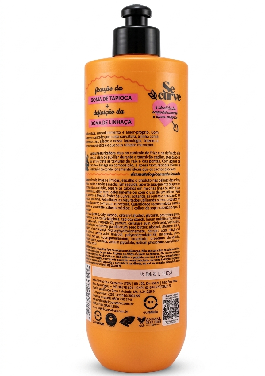 HASKELL FINALIZADOR SE CURVE 500G GOMA TEXTURIZADORA